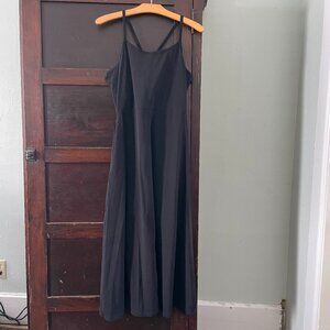 Pact Fit & Flare Black Maxi Dress XL